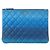 Chanel Clutch Caviar Placcata Oro New Medium Gradient Blue
