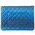 Chanel Clutch Caviar Placcata Oro New Medium Gradient Blue - vista 3