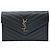 Saint Laurent Borsa con catena argentata Cassandra Black Nero - vista 2
