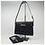 Saint Laurent Borsa a tracolla Manhattan in pelle lucida con stampa coccodrillo Argento - vista 2