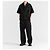 Camicia a maniche corte in Re-Nylon PRADA Nero - vista 10