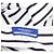 Burberry Abito a righe blu navy Blue Label - vista 3
