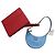Valentino Mini borsa a tracolla in pelle Guravani Logo Blu RQR Multicolore