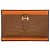 Hermès Portafoglio Beaune Croco Opaco Croco Oro Marrone