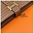 Hermès Portafoglio Beaune Croco Opaco Croco Oro Marrone - vista 8
