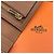 Hermès Portafoglio Beaune Croco Opaco Croco Oro Marrone - vista 9