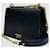 Prada Borsa a Spalla Saffiano Triangle Logo Chain Nero - vista 9