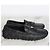Dior Mocassino in pelle diamantata nera Nero - vista 3