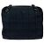 Chanel Grande borsa a tracolla in cotone nero con catena - vista 2