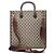 Gucci Tote e Borsa a Spalla Interlocking Medium Marrone - vista 3