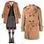 Thom Browne Weight Camel Hair Double-Breasted Coat Orange
