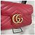 Gucci Borsa a tracolla super mini trapuntata Rosso - vista 3