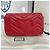 Gucci Borsa a tracolla super mini trapuntata Rosso - vista 5
