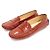 Tod's Mocassini da guida Gommino in vernice rosso e marrone da donna - vista 2