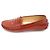 Tod's Mocassini da guida Gommino in vernice rosso e marrone da donna - vista 3