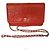 Borsa a tracolla Chanel Camellia Chain Rosso