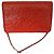 Borsa a tracolla Chanel Camellia Chain Rosso - vista 3