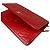 Borsa a tracolla Chanel Camellia Chain Rosso - vista 5