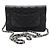 Chanel Mini borsa a tracolla WOC in Caviar Nero - vista 3