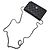 Chanel Mini borsa a tracolla WOC in Caviar Nero - vista 4