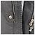 Giacca imbottita lunga con cappuccio Moncler Gamma Blue Grigio Marrone - vista 8