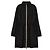 Burberry Langer Nylon-Parka mit Karomuster Schwarz
