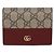 Gucci GG Marmont Mini-Wallet zweifarbig Braun