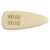 Miu Miu Clip per capelli in vernice Giallo