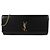 Saint Laurent Clutch Kate in pelle Nero - vista 3