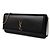 Saint Laurent Clutch Kate in pelle Nero - vista 4