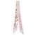 Salvatore Ferragamo Sciarpa in seta stampata LIGHT BALLET PINK+IVORY Bianco