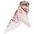 Salvatore Ferragamo Sciarpa in seta stampata LIGHT BALLET PINK+IVORY Bianco - vista 4