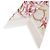 Salvatore Ferragamo Sciarpa in seta stampata LIGHT BALLET PINK+IVORY Bianco - vista 7