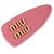 Miu Miu Clip per capelli in vernice Rosa - vista 5