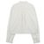 Miu Miu Camicia in popeline a righe Bianco - vista 4