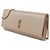 Saint Laurent Clutch Kate in pelle Marrone - vista 4