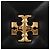 Tory Burch Mini mochila acolchoada Kira Diamond Preto - vista 9
