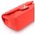 Chanel Mini Borsa a Spalla e Borsa Crossbody New Classic Flap CC in Agnello con Catena Argentata Rosso - vista 5