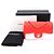 Chanel Mini Borsa a Spalla e Borsa Crossbody New Classic Flap CC in Agnello con Catena Argentata Rosso - vista 8