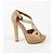 Bottega Veneta Beige Leather Strap Open Toe Heel Size Brown - view 2