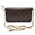 Louis Vuitton Pochette Felicie Monogram Nero - vista 3