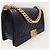Chanel Bolso Boy en Caviar Negro y Oro Vintage, Serie Medium - vista 3