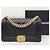 Chanel Bolso Boy en Caviar Negro y Oro Vintage, Serie Medium - vista 7