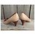 Karine Arabian Teddy Leder-Pumps Braun Rot Beige - Ansicht 4