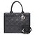 Dior Borsa Book Tote Medium in Cannage Macro Nero