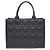 Dior Borsa Book Tote Medium in Cannage Macro Nero - vista 4