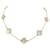 Van Cleef & Arpels Vintage Alhambra Halskette mit Perlmutt-Motiv Weiß  - Ansicht 1
