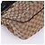 Gucci Borsa a tracolla con zip in jacquard motivo GG Marrone - vista 10