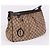 Gucci Borsa a tracolla con zip in jacquard motivo GG Marrone - vista 4