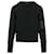 Thom Browne Aran Wollstrick mit Zopfmuster Schwarz